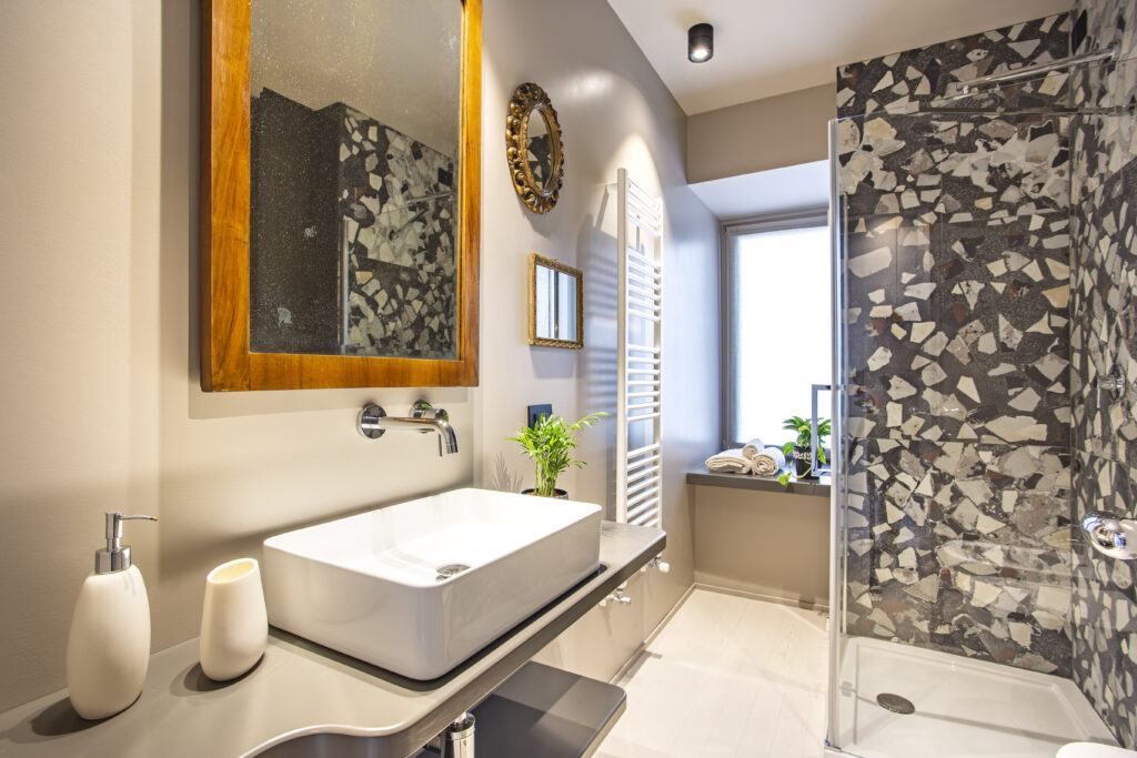 Grey Loft nel centro storico di Treviso bagno