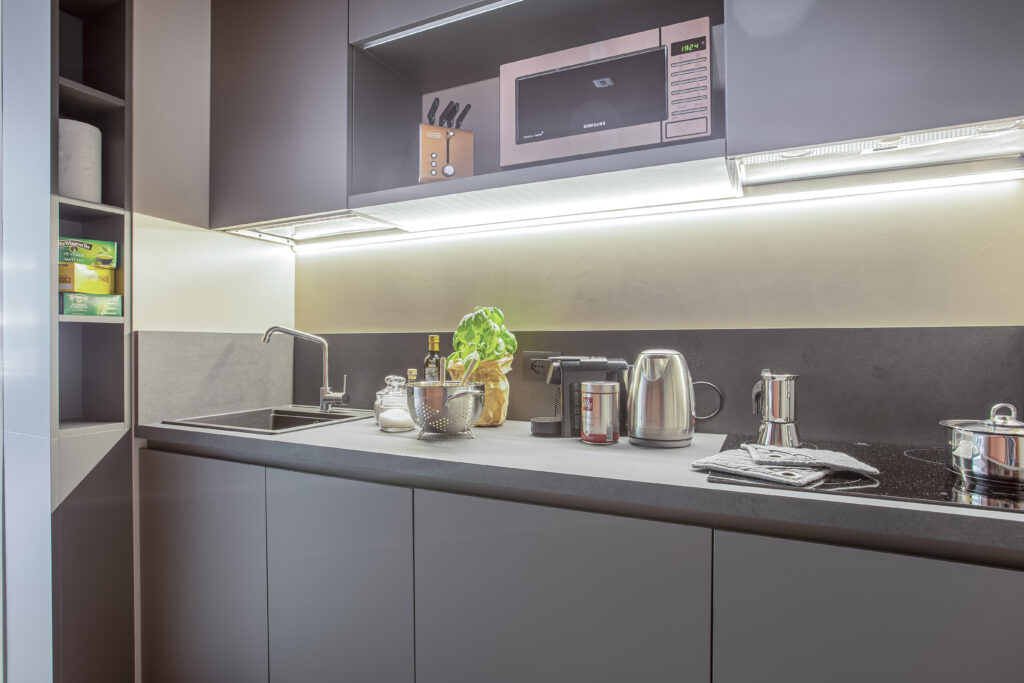 cucina Orange Loft nel centro storico di Treviso